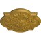 Ekena Millwork Bonetti Ceiling Medallion (Fits Canopies up to 5 1/8"), Hand-Painted Pharaohs Gold, 20"OD x 1 3/4"P CM20BOPGS - alternate 3